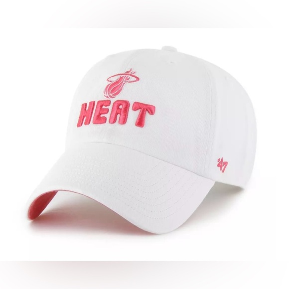 47 Brand Women's Miami Heat Luminence Clean Up Hat - Picture 3 of 4